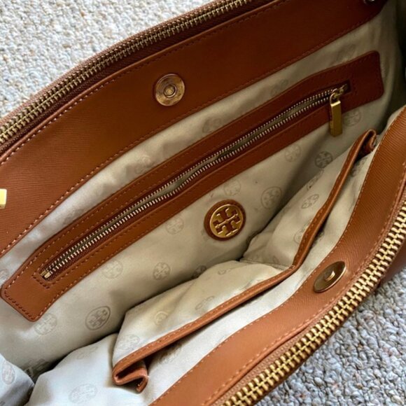 Tory Burch Double Robinson Tote - Picture 3 of 9